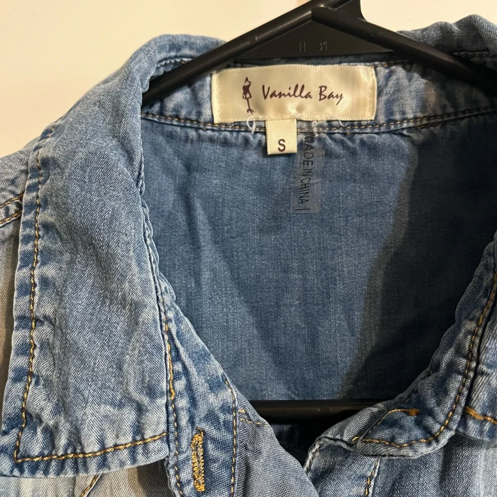 Blue Denim Shirt - Picture 2 of 3